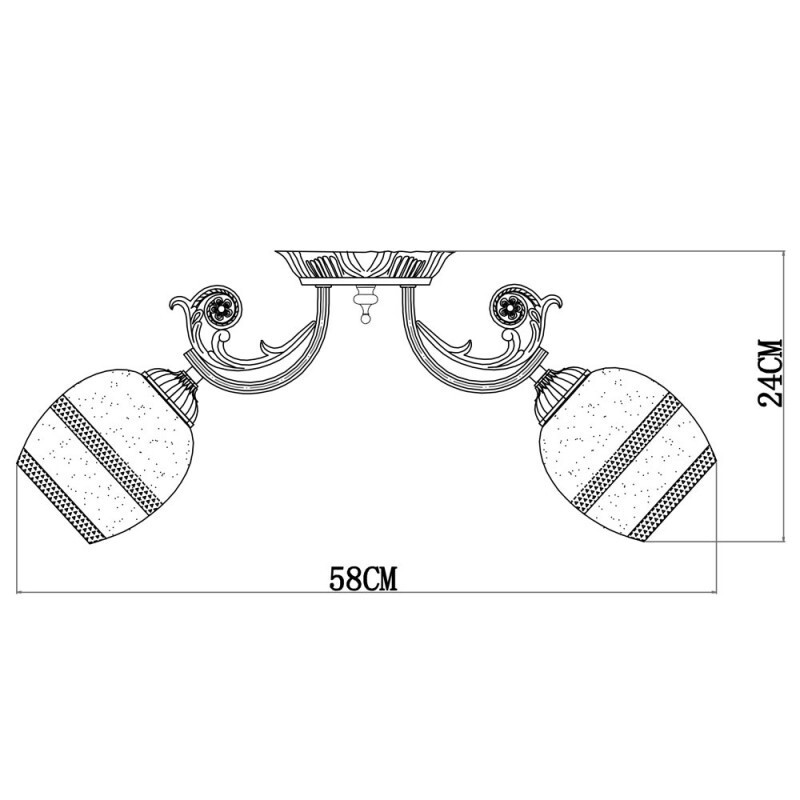 Накладная люстра Arte Lamp A7060PL-3WG