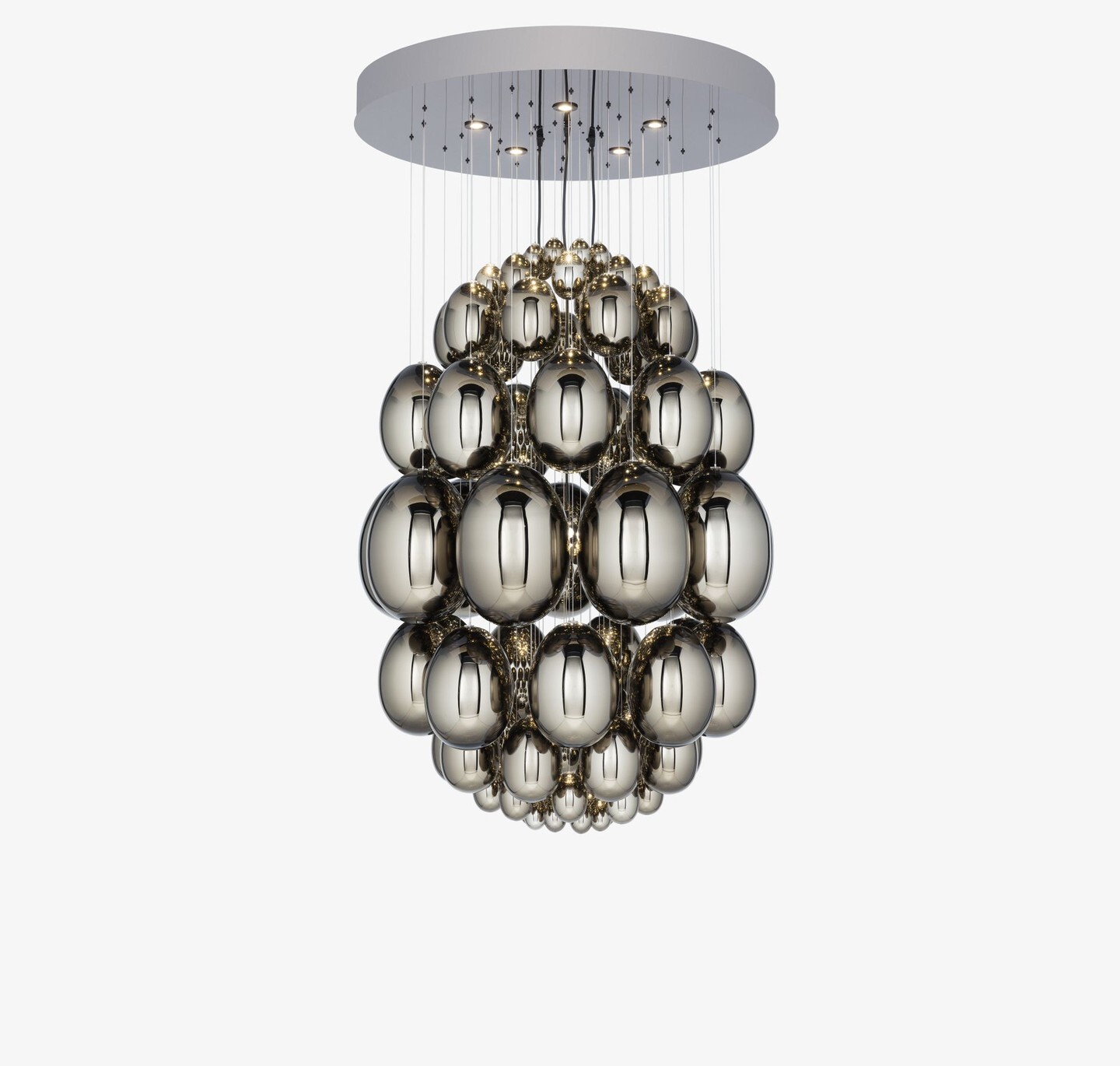 Подвесной светильник LASVIT Uovo Small Perla Nera