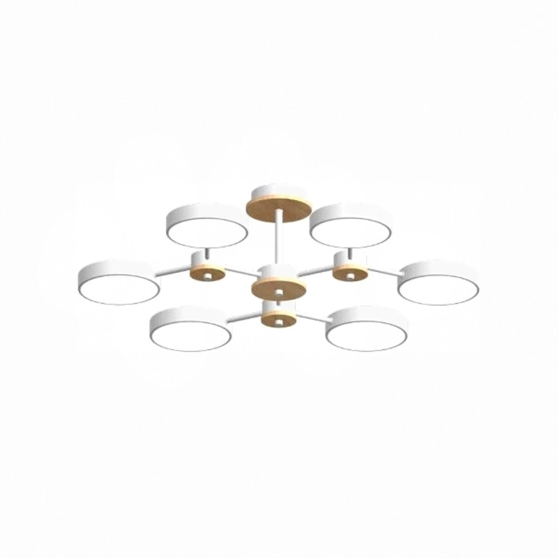 Люстра на штанге LED4U L3216-730 WH