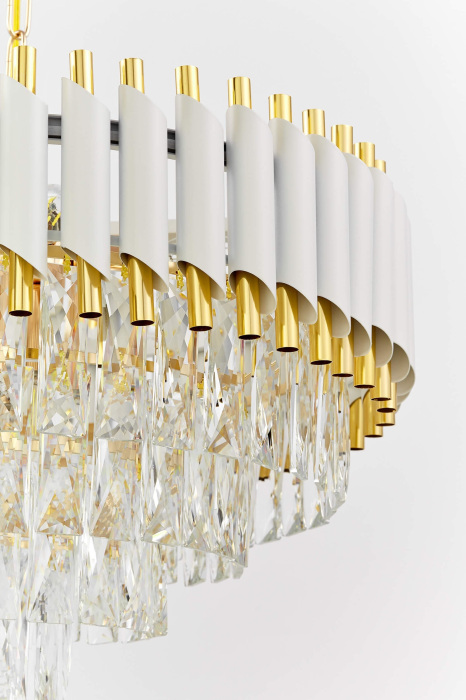 Подвесная люстра Lumina Deco LDP 6003-500 WT+F.GD