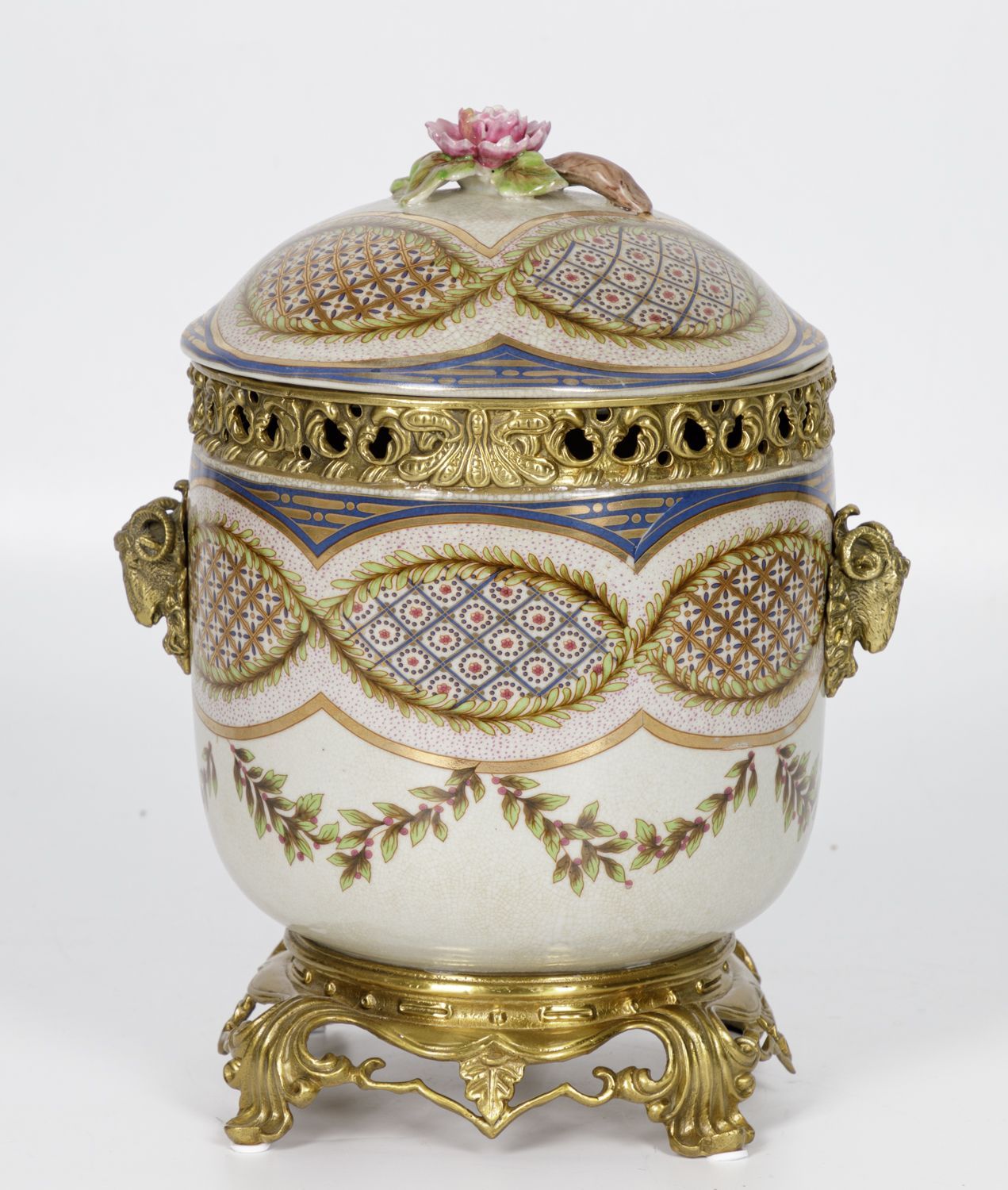 Ваза с крышкой Glasar B662E/HX0471