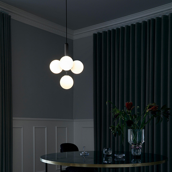 Подвесной светильник RAFFIN 4 White Gold by ImperiumLoft