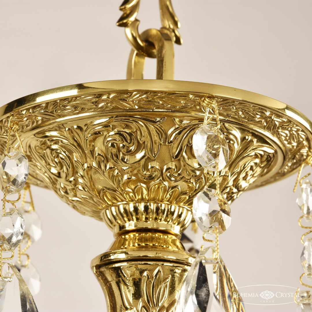 Люстра бронзовая с хрусталём 71401/5/175 A G FA10S