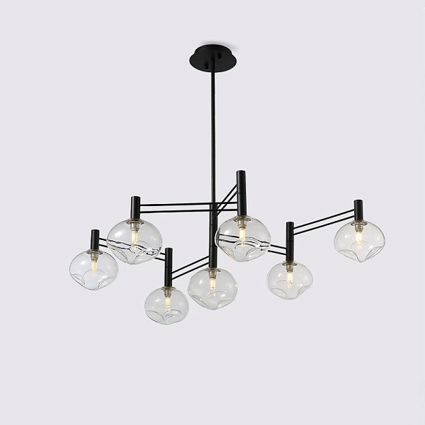 Подвесная люстра TEMPER L7 Black by ImperiumLoft
