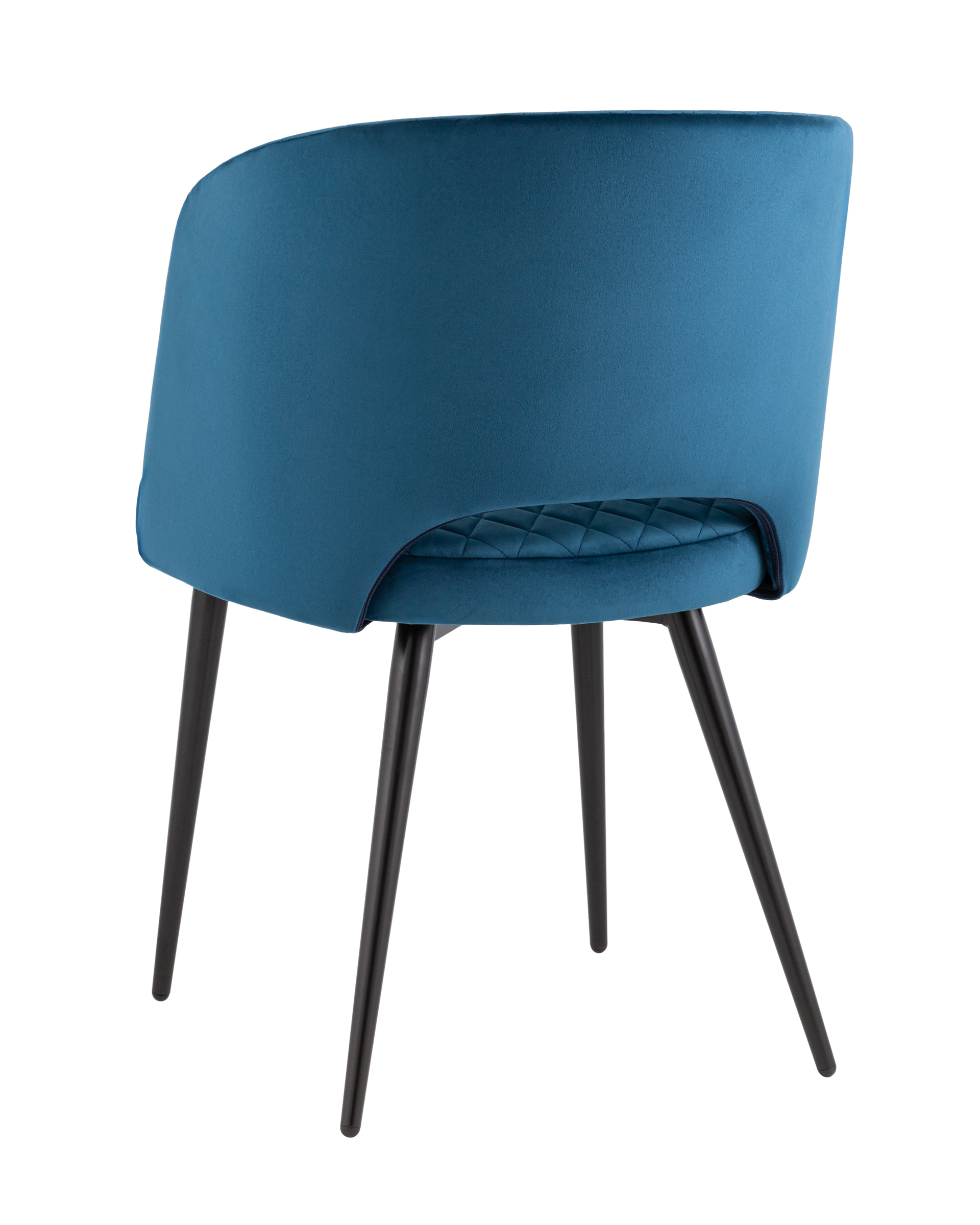 Стул-кресло Дарелл велюр синий Stool Group