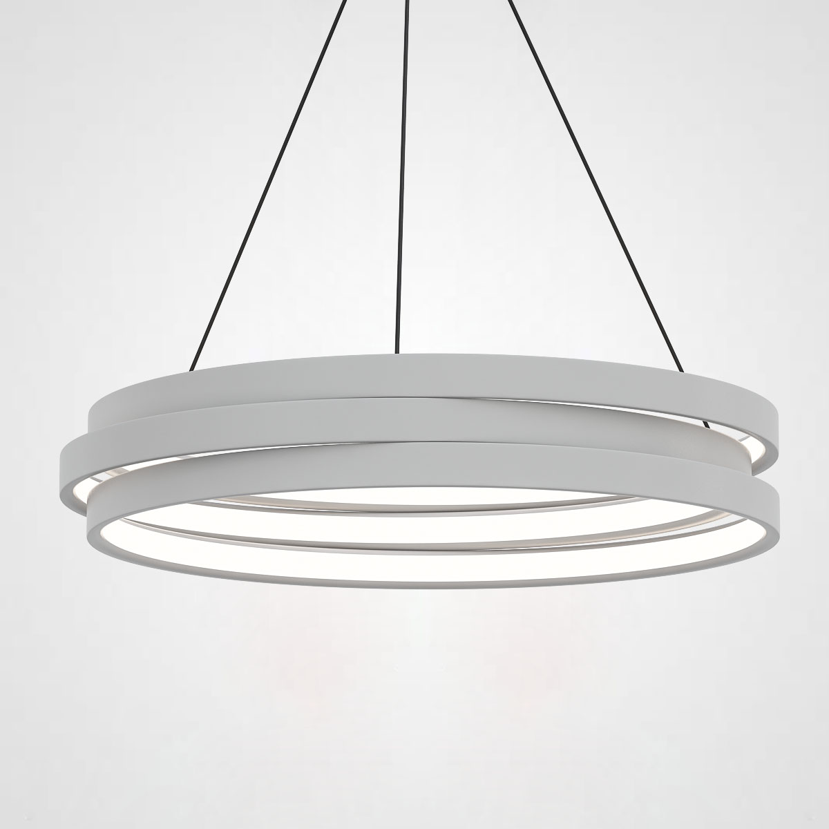 Подвесной кольцевой светильник GALO  D78,5 White by ImperiumLoft