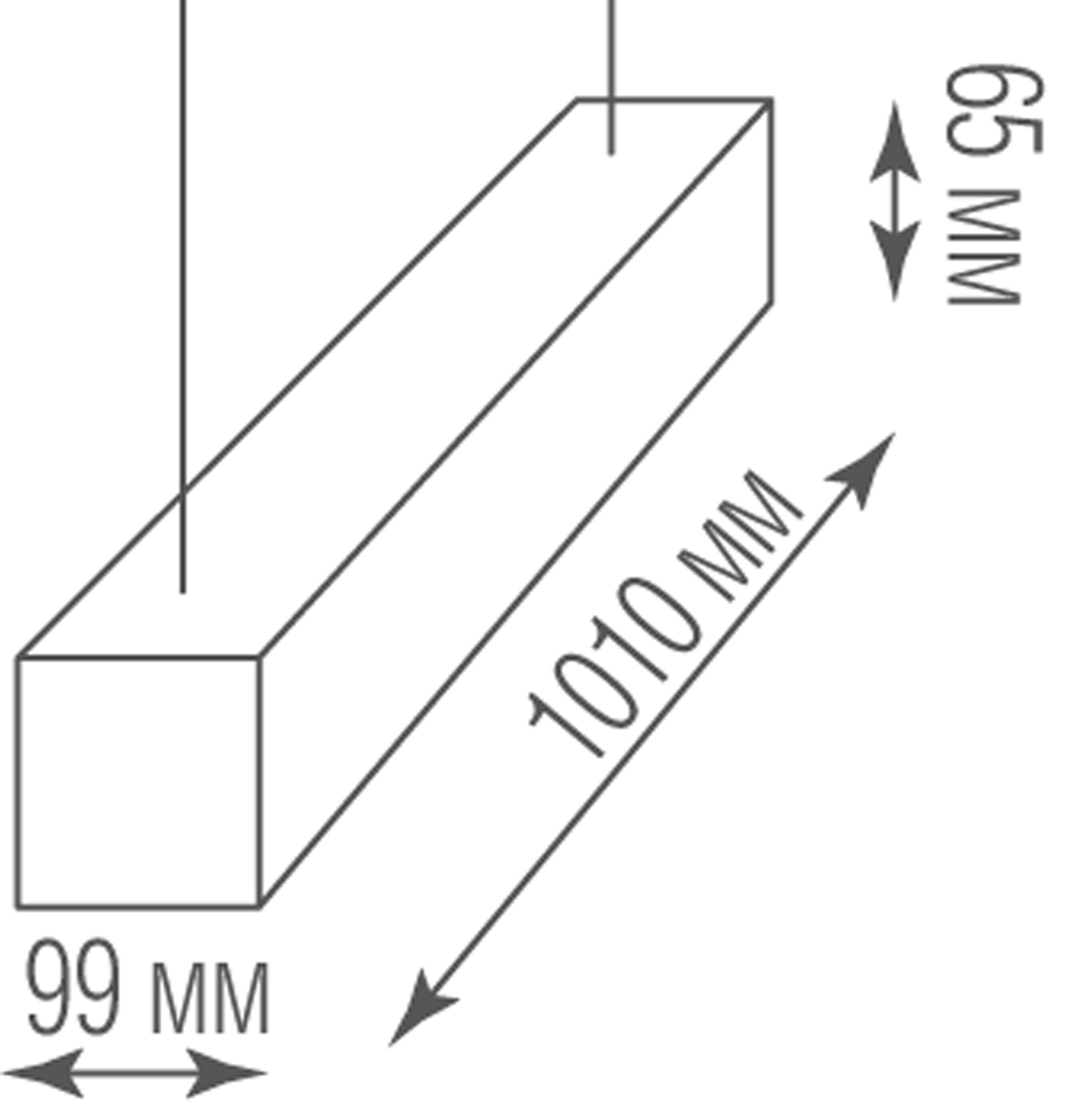 Подвесной светодиодный светильник Donolux DL18516S100WW40L5 D8
