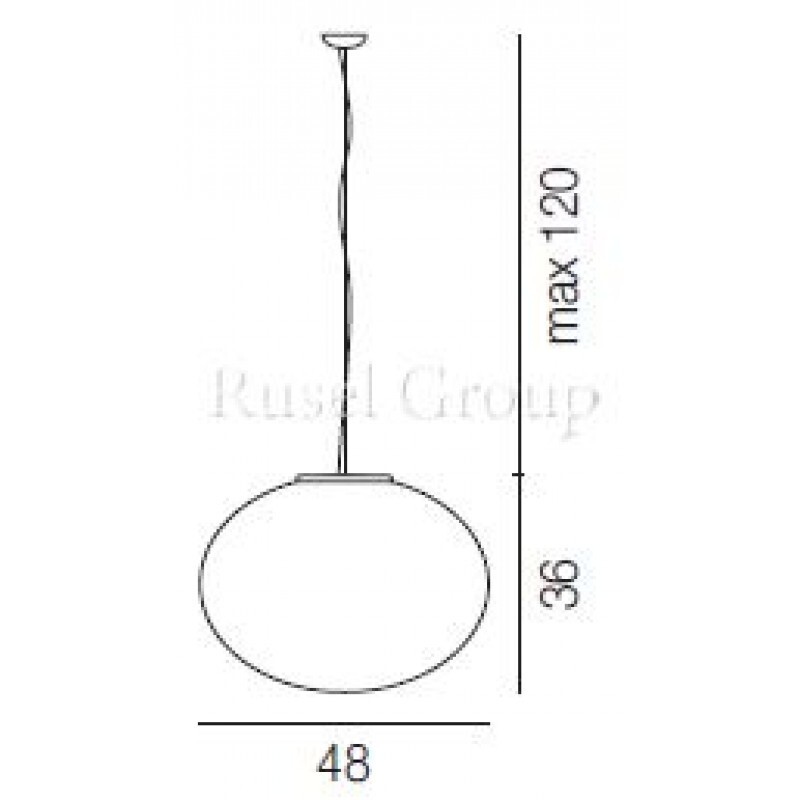 Подвесной светильник Vistosi LUCCIOLA SP G