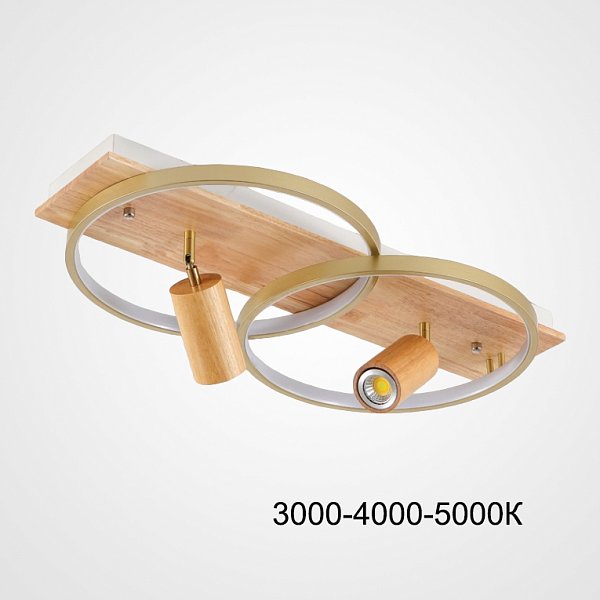 Потолочный светильник DIDRIKA L55 Light Brown Трехцветный свет by ImperiumLoft