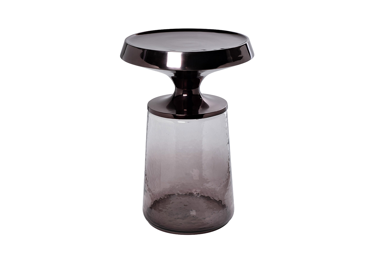 Столик журнальный "Luxor" черный никель Garda Decor 69-721345