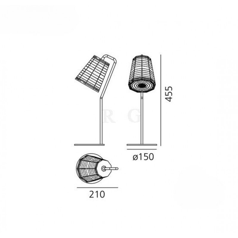 Настольная лампа Artemide Null Vector Tavolo