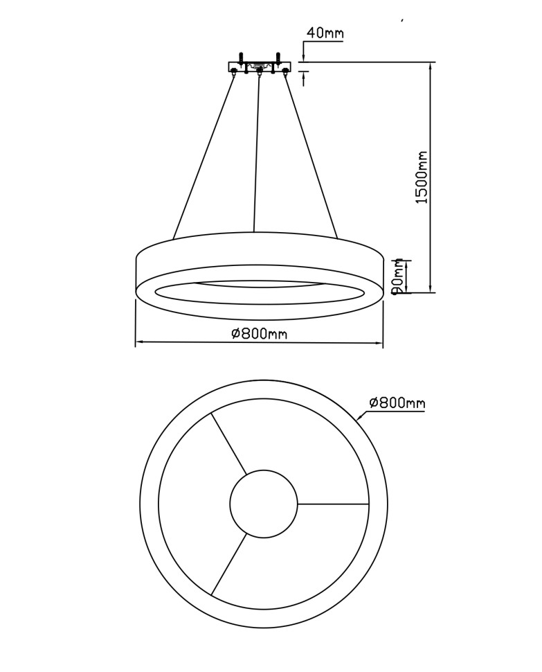 Люстра подвесная Fluorite FL1030-8P