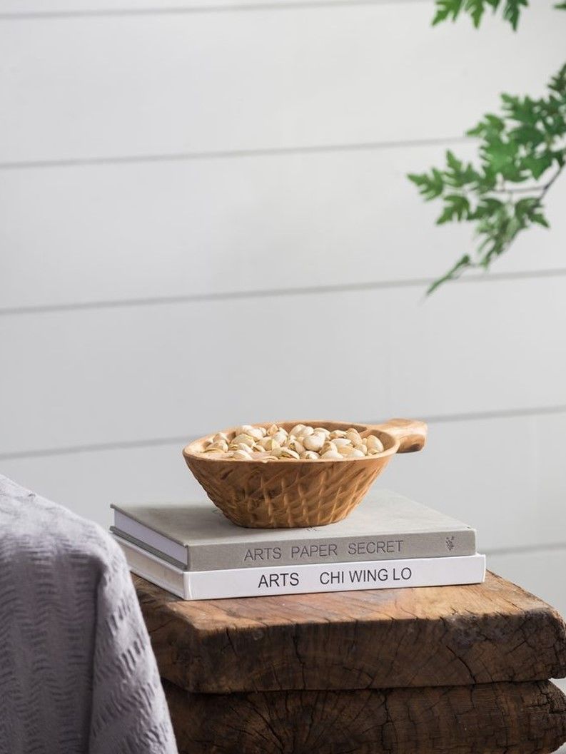 Чаша из тикового дерева Glasar 70652