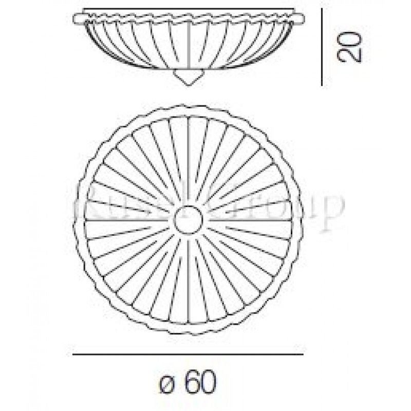 Потолочный светильник Vistosi MORRISE PL 60