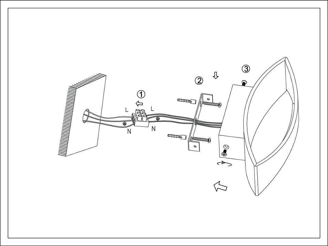 Светильник настенный DesignLed GW-A715-5-WH-WW