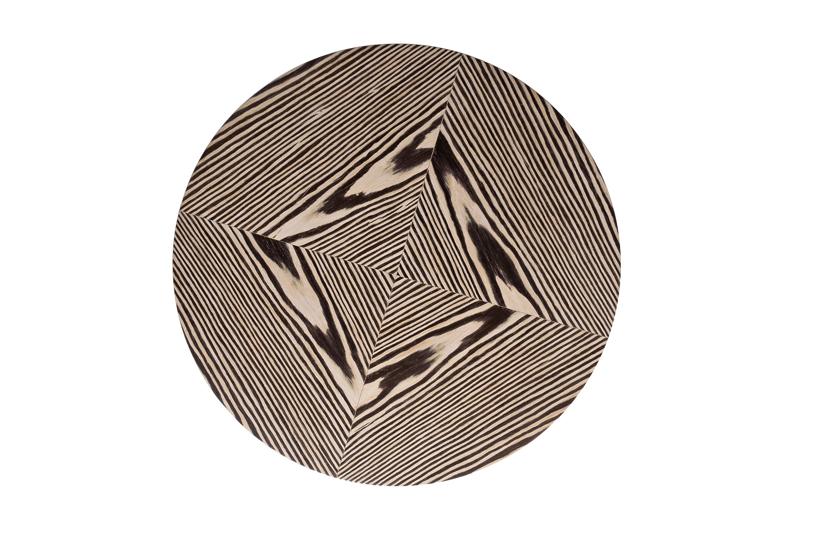 Столик журнальный Zebrano круглый Garda Decor 58DB-23180