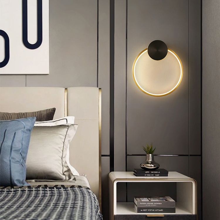 Настенный светильник WOLKE WALL D60 Black by ImperiumLoft