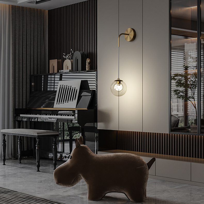 Настенный светильник CHAIMA Brass by ImperiumLoft