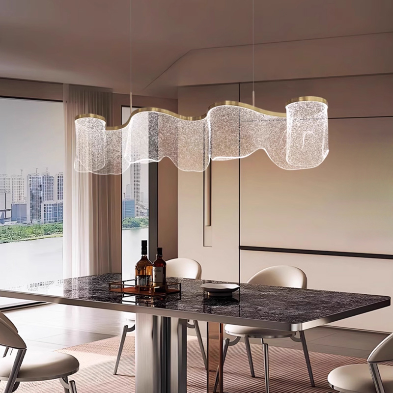 Реечный, рядный светильник SCENE LONG GOLD by ImperiumLoft