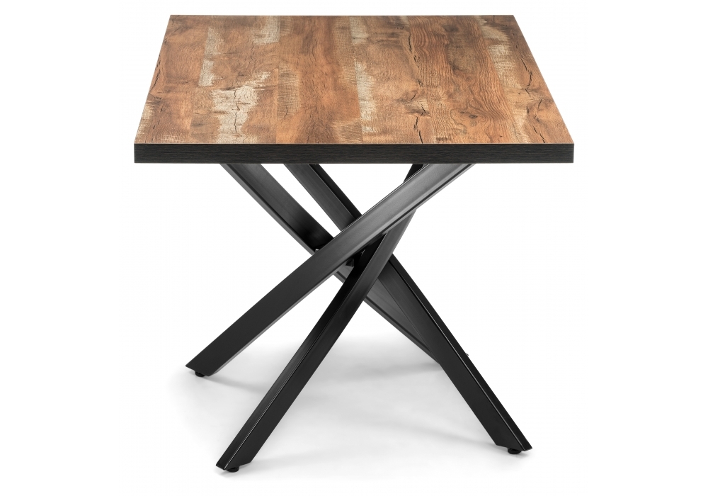 Стол деревянный Woodville Стол Дэй дуб юкон / черный 459655