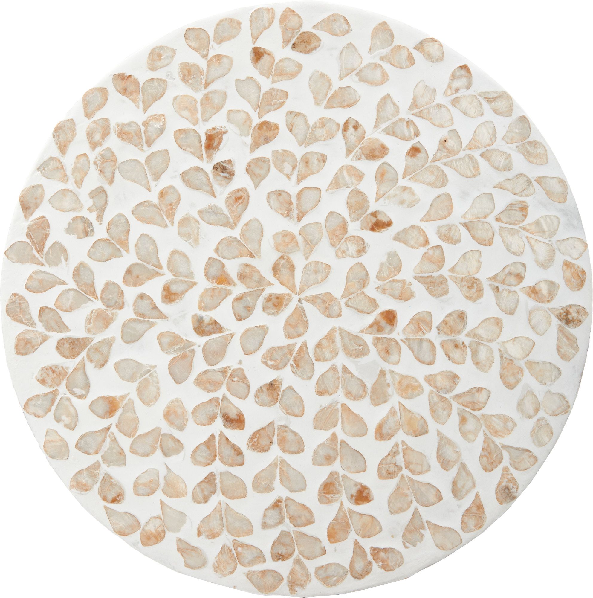 Столик акцентный с отделкой раковинами устриц Glasar 67-022