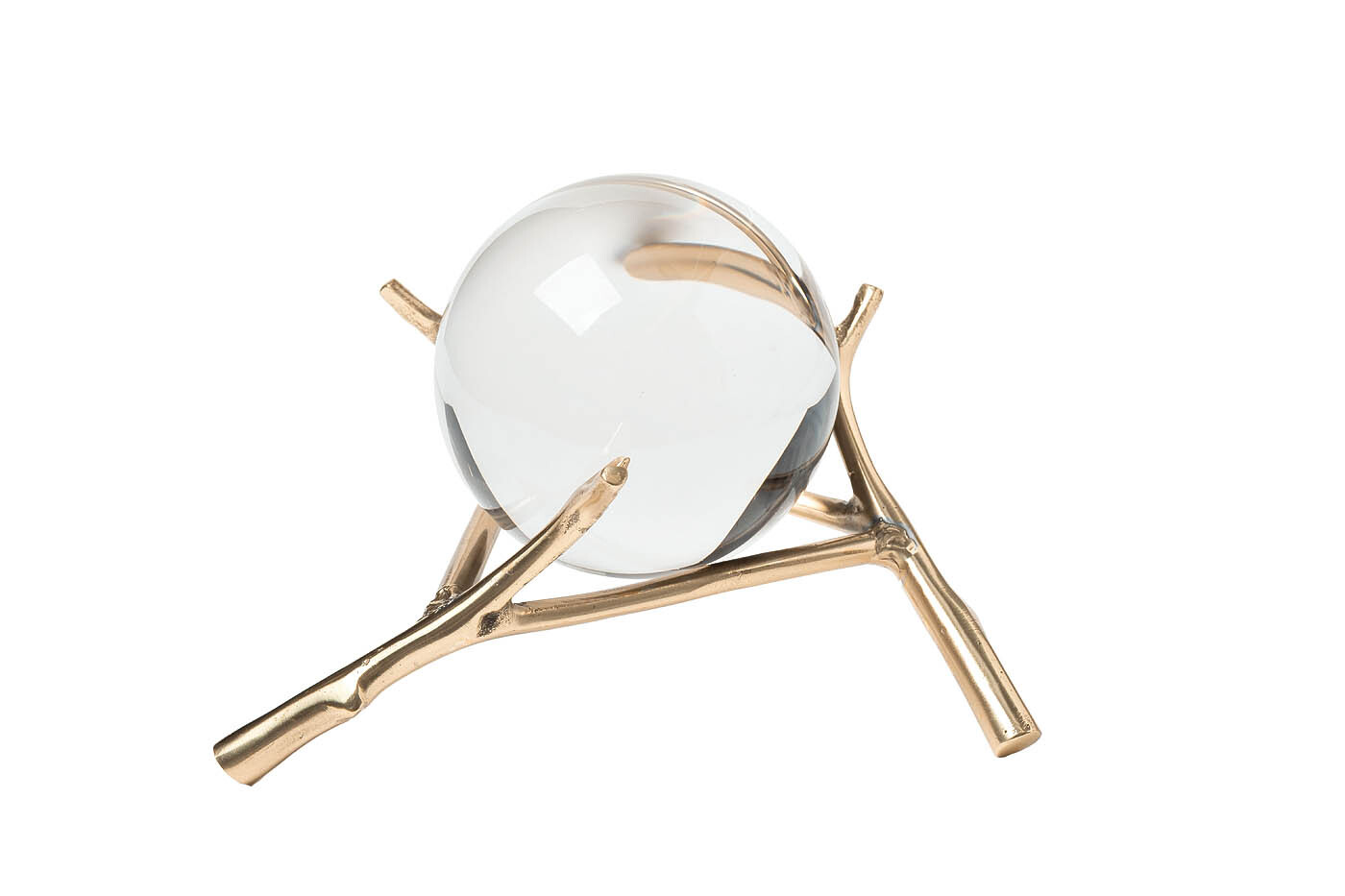 Шар декоративный стеклянный на подставке Garda Decor 2K389274-G