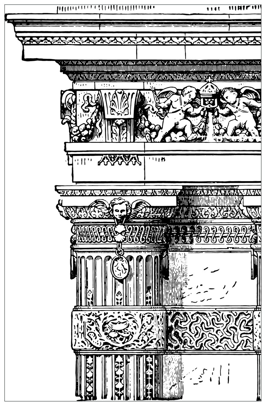 Постер "Портик" Garda Decor 54STR-PALACE6