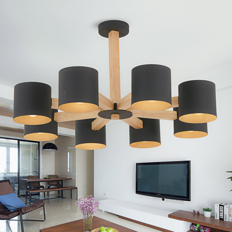 Люстра на штанге MALMO L3 Green by ImperiumLoft