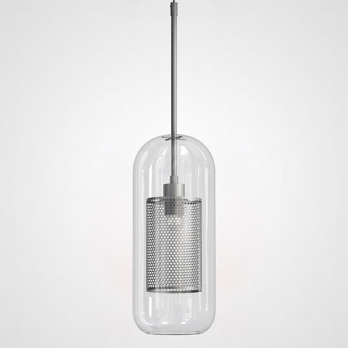 Подвесной Светильник Catch F Cylinder Silver D15 By Imperiumloft