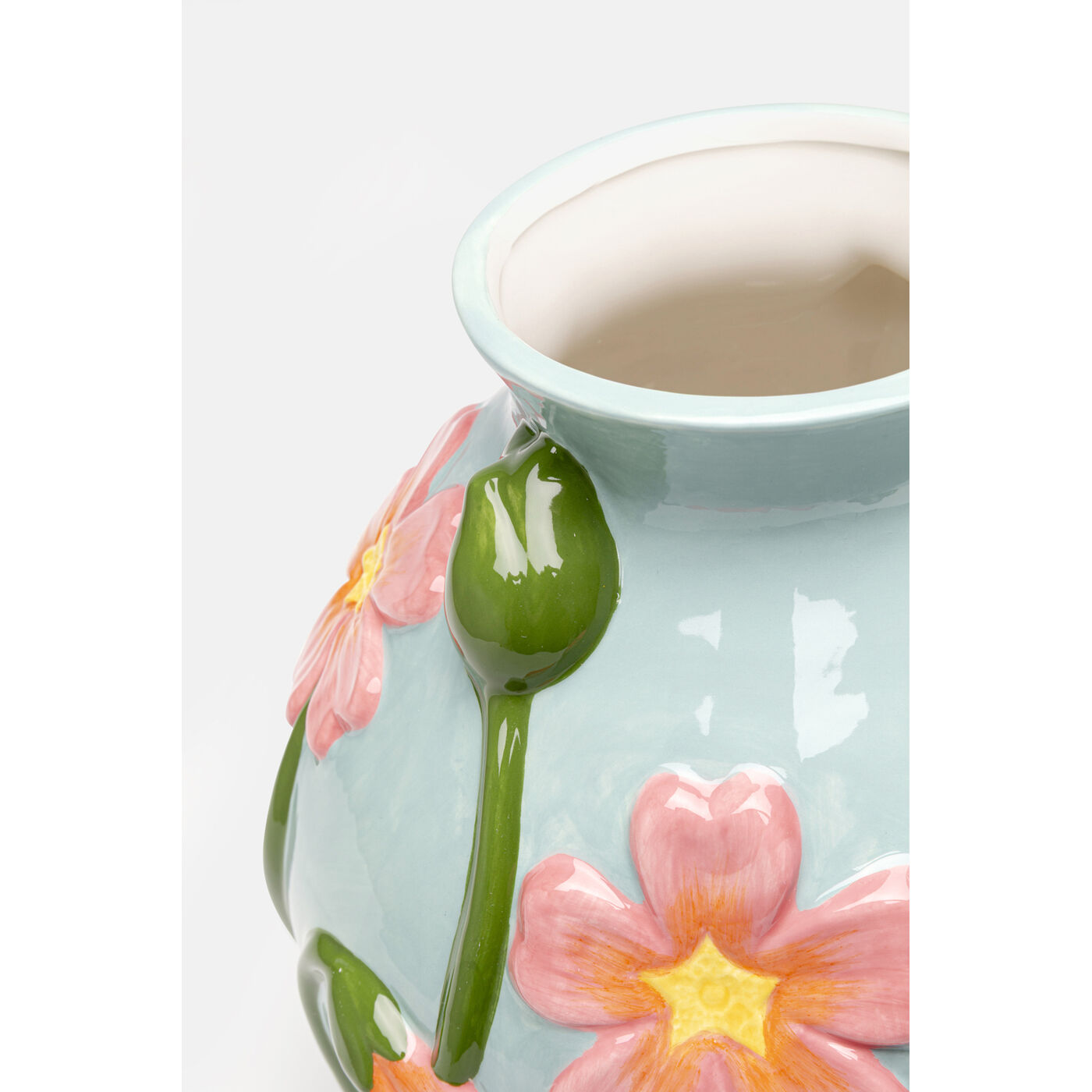 Ваза Fleurs Light Blue 27cm KARE 57579