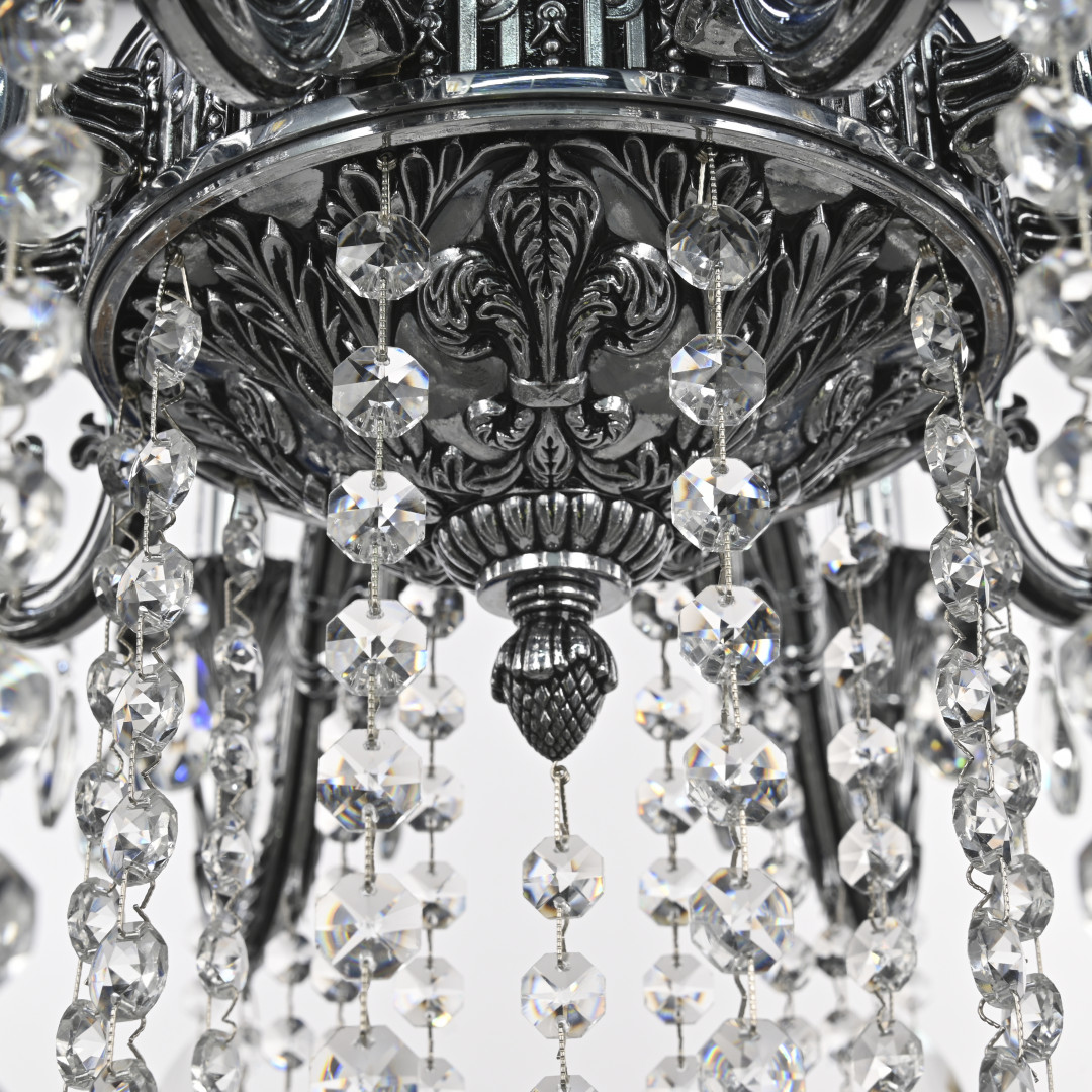 Люстра с хрустальными подвесками AL79101/10/250 B NB Bohemia Ivele Crystal