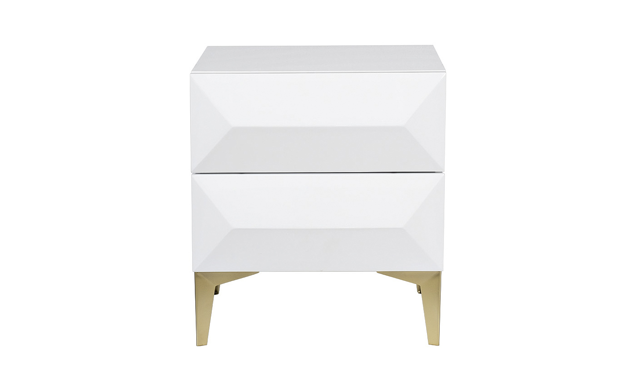 Тумбочка белая Garda Decor 40AD-CB251