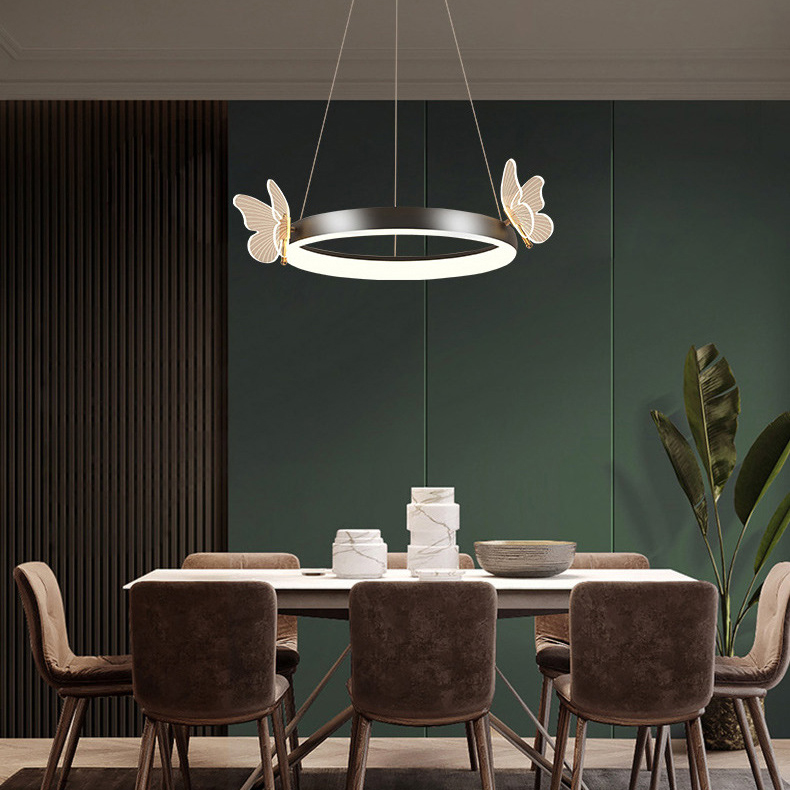 Подвесная люстра BABETTA D B D60+80 Black by ImperiumLoft