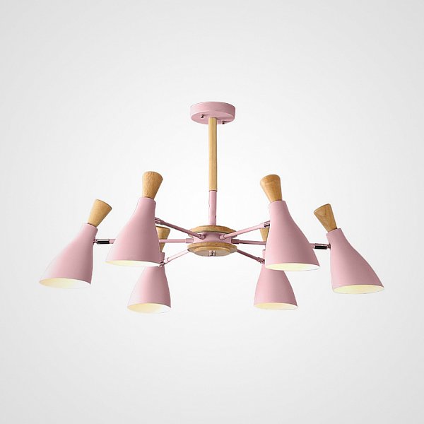 Люстра на штанге TUNE L6 Pink by ImperiumLoft