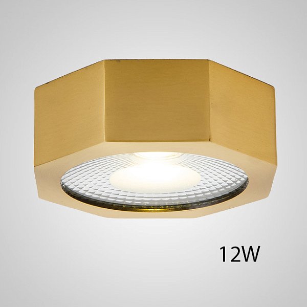 Точечный светильник MAUD D12 Brass 12W by ImperiumLoft