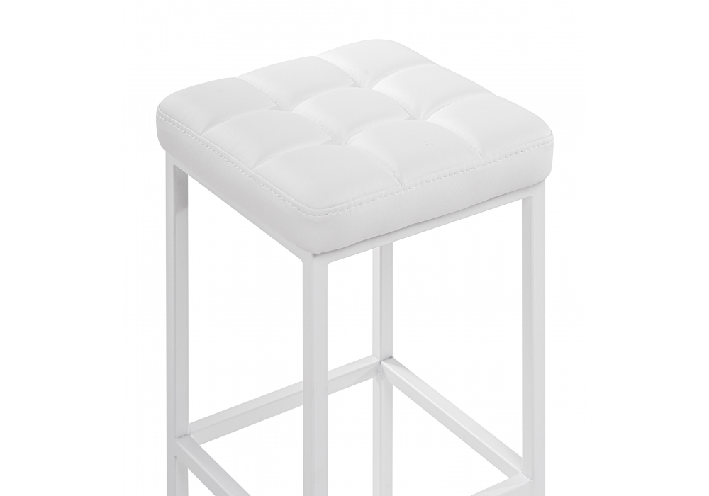 Барный стул Woodville Лофт линкольн белый / белый матовый 507429