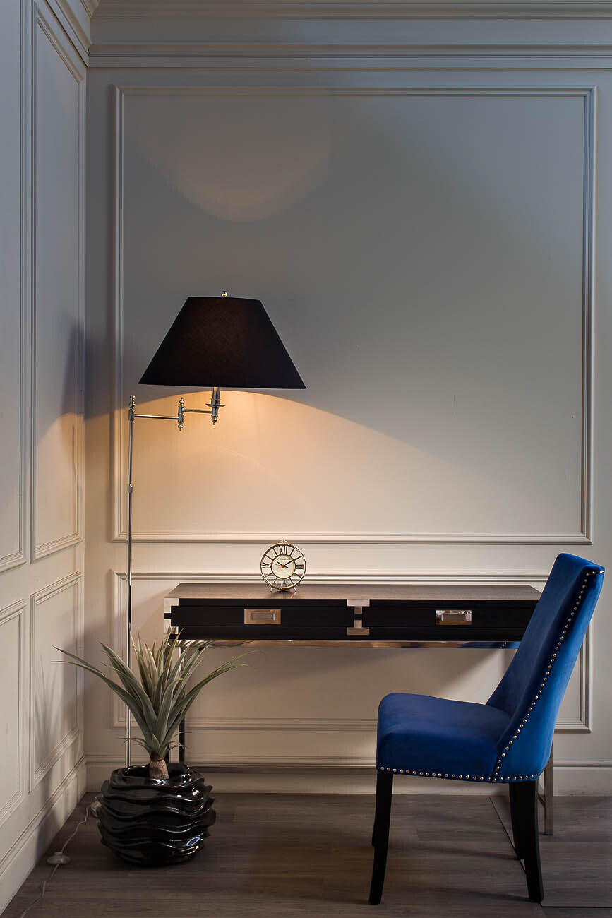 Стол письменный черный Garda Decor 46AS-D4084-BL