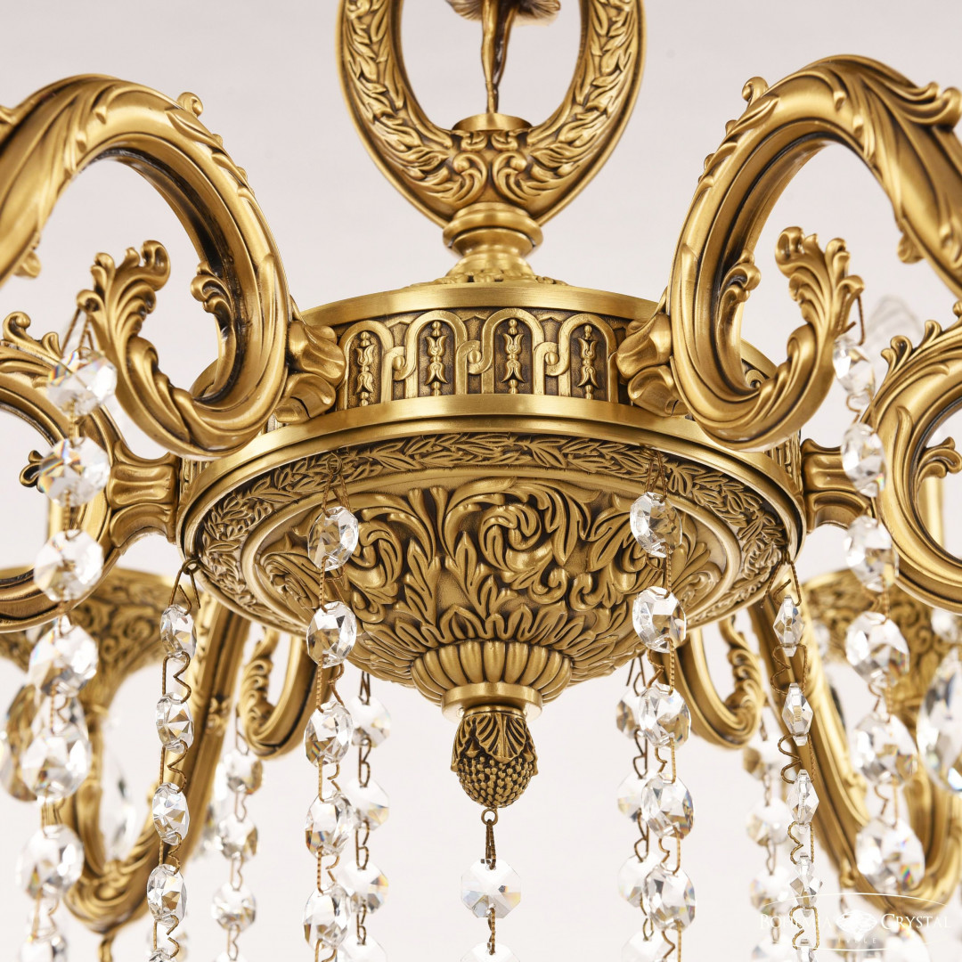 Люстра бронзовая с хрусталём 71401/6/210 B FP FD2S