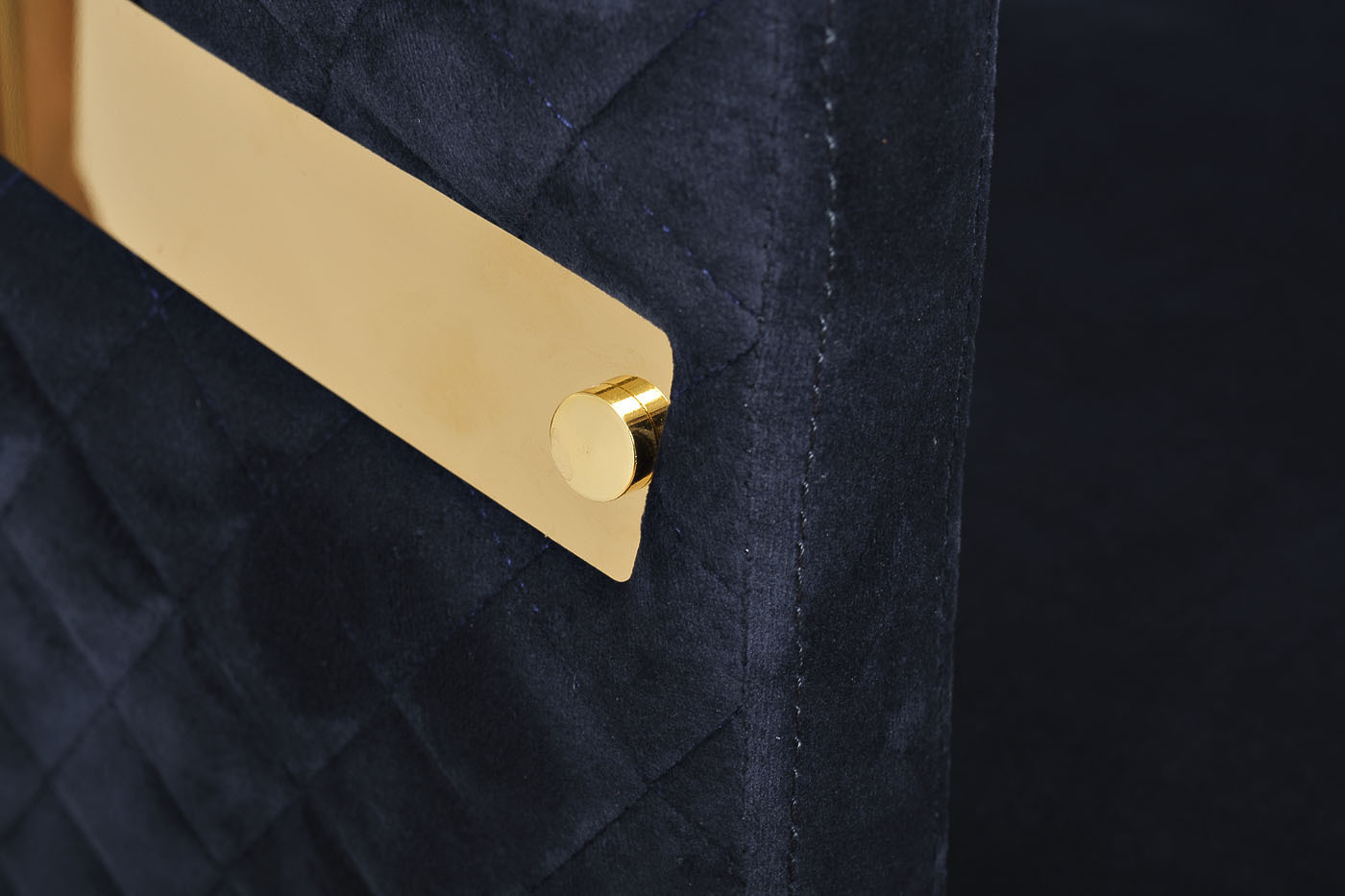 Стул велюровый синий/золото Garda Decor GY-AC8200GOLD-B