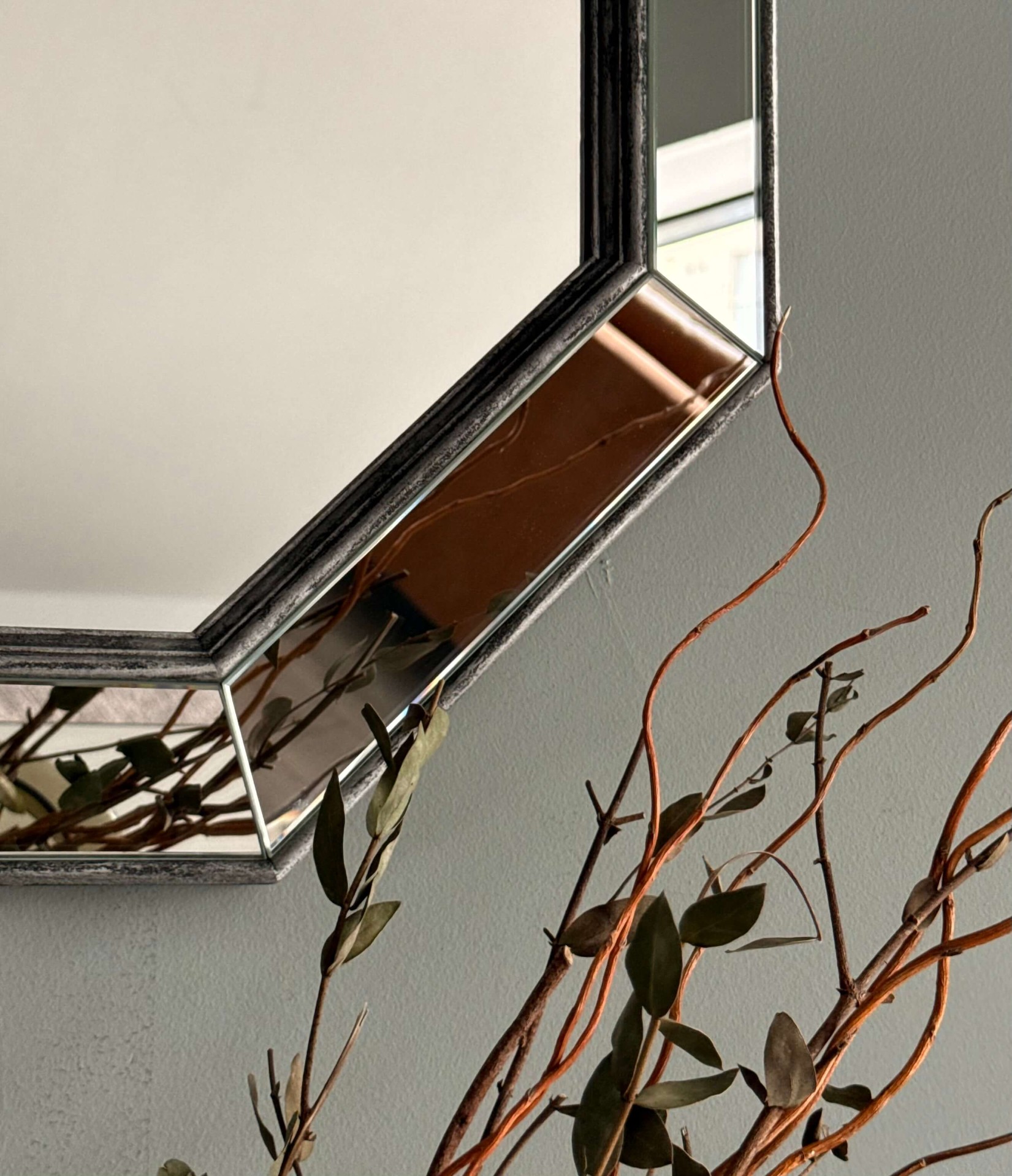 Зеркало BountyHome Ottagono argento mv913-silver