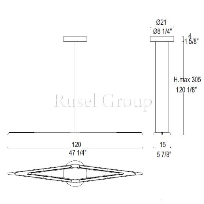 Подвесной светильник Leucos FLECHA S