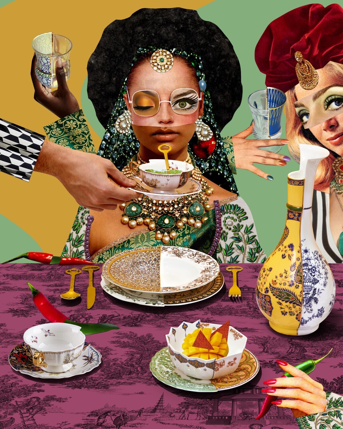 Тарелка глубокая Seletti Agroha 09132