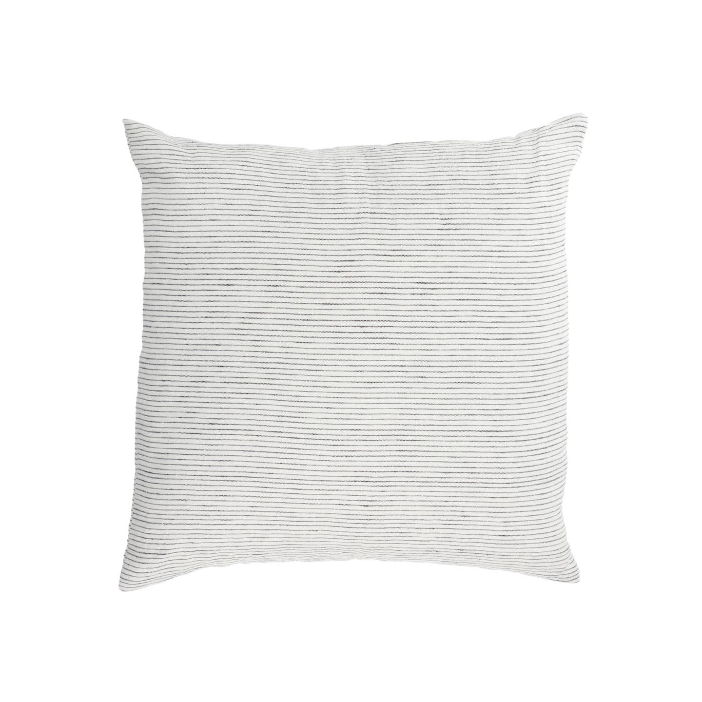 Чехол для подушки Marena из 100% льна с черными полосами 45 x 45 см La Forma (ex Julia Grup)