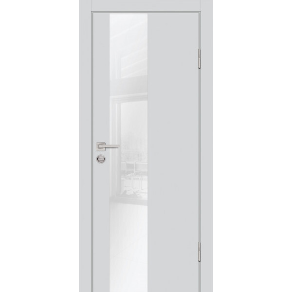 Межкомнатная дверь Graf P-6 белоснежный лакобель Агат (2000 х 700)