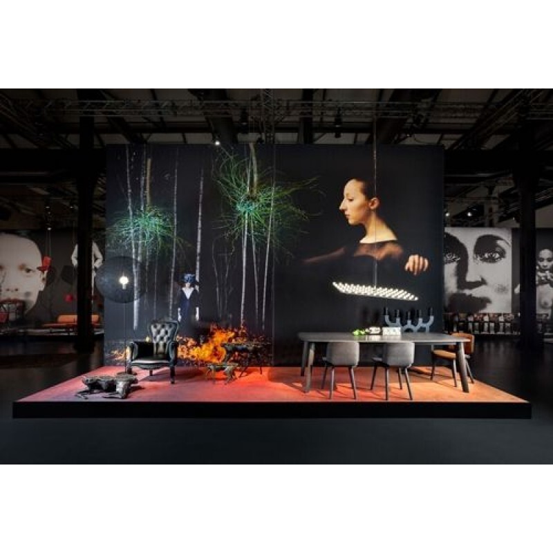 Подвесной светильник Moooi Space-Frame nickel 10 MTR CABLE