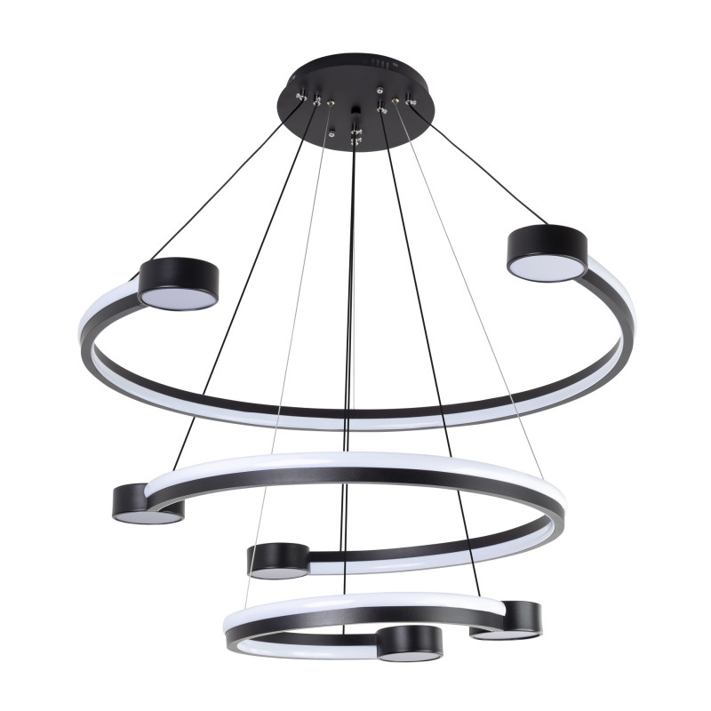 Каскадная люстра LED4U L7100-3 BK