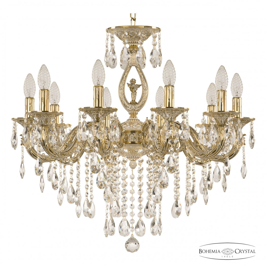 Люстра бронзовая с хрусталём 71401/10/210 B GW FA10S