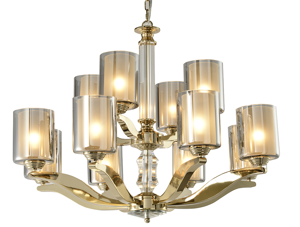 Люстра Newport 7908+4/C gold