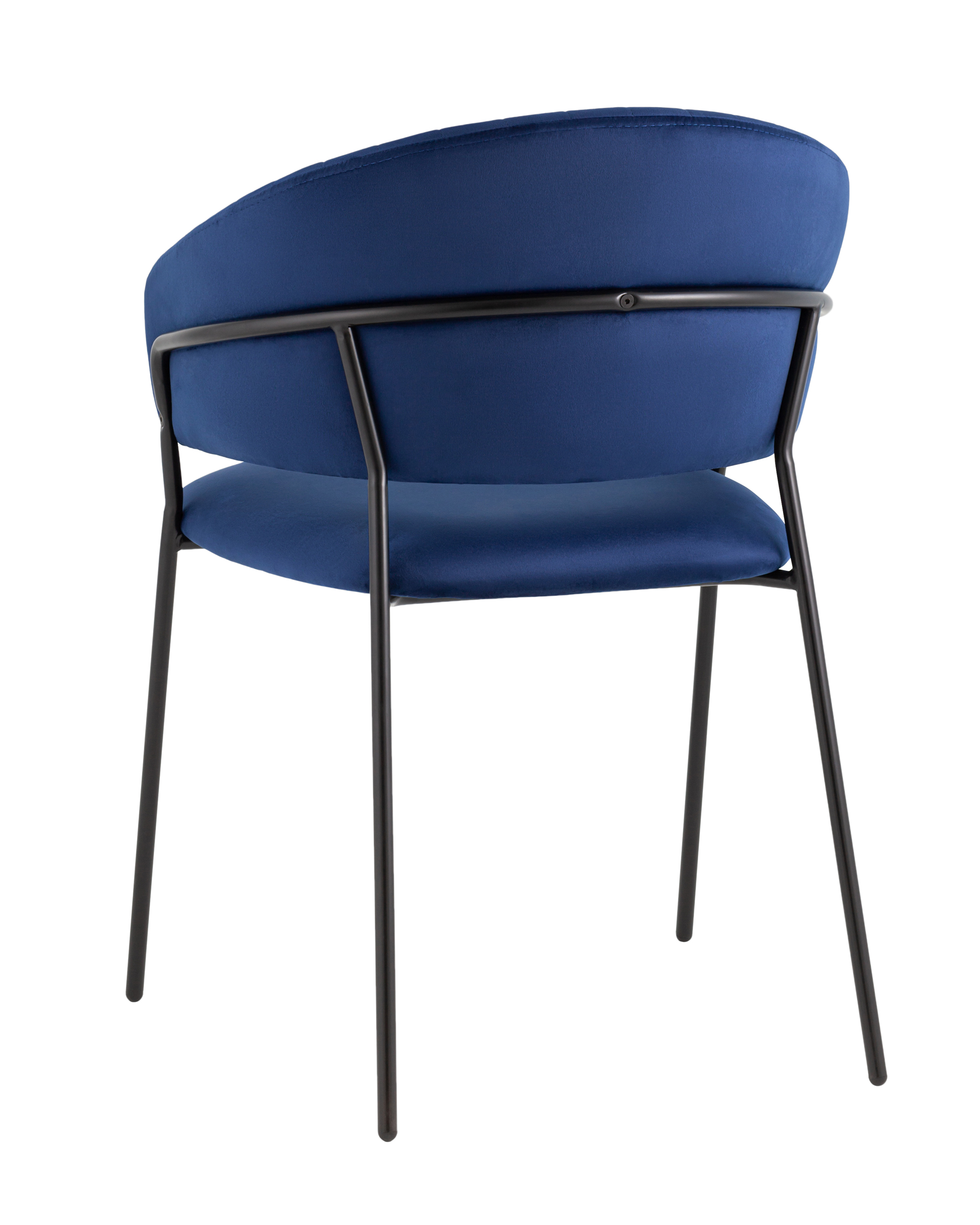 Стул Бруно велюр синий Stool Group