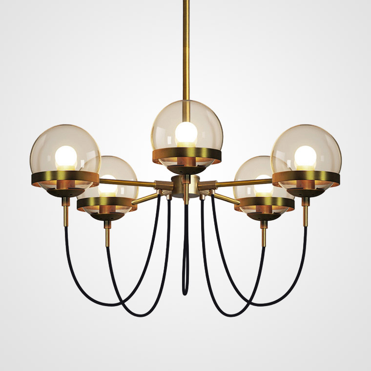 Потолочный светильник ORBIT L5 Bronze by ImperiumLoft